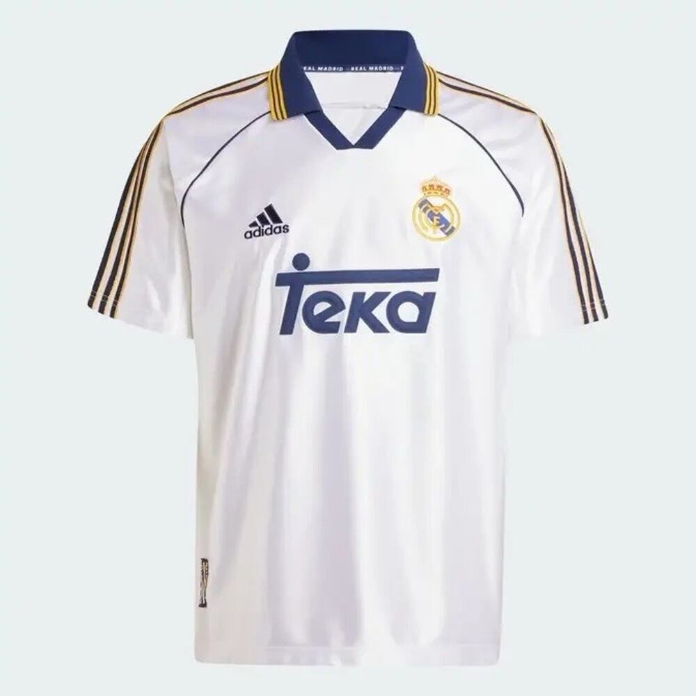 Adidas Authentic Real Madrid 1999/00 Home Soccer Jersey Reissue XL JJ3801 NWT